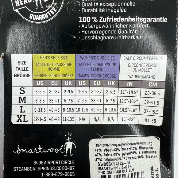 Smartwool Neon Green Compression Sleeves - Picture 6 of 8